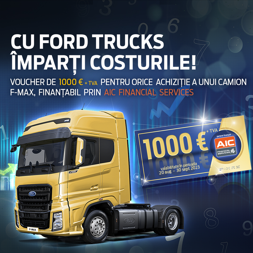 Oferta vehicule F-max -voucher 1000e
